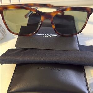 Yves Saint Laurent Tortoise Shell Sunglasses